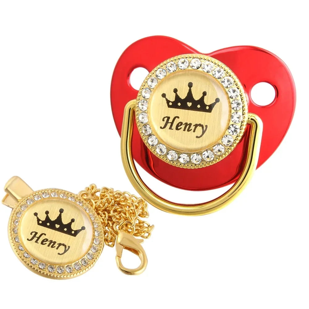 Chupeta Personalizada de Luxo com Swarovski