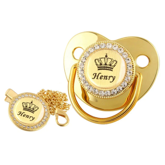 Chupeta Personalizada de Luxo com Swarovski