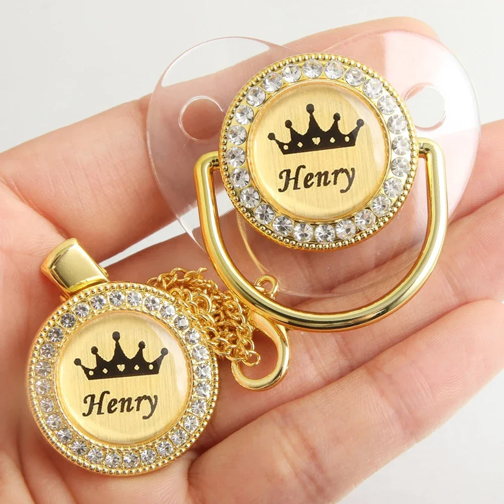 Chupeta Personalizada de Luxo com Swarovski