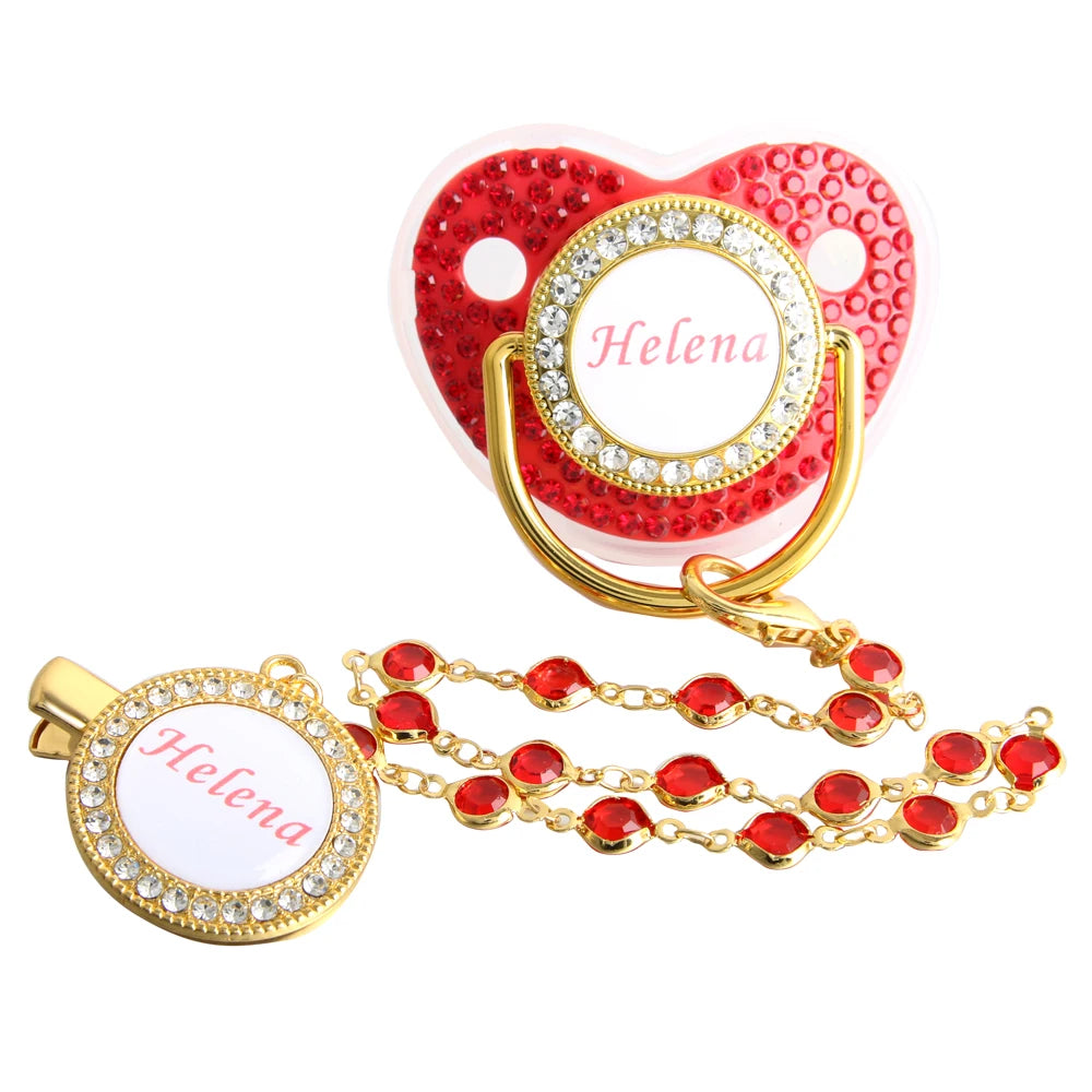Chupeta Personalizada de Luxo com Swarovski