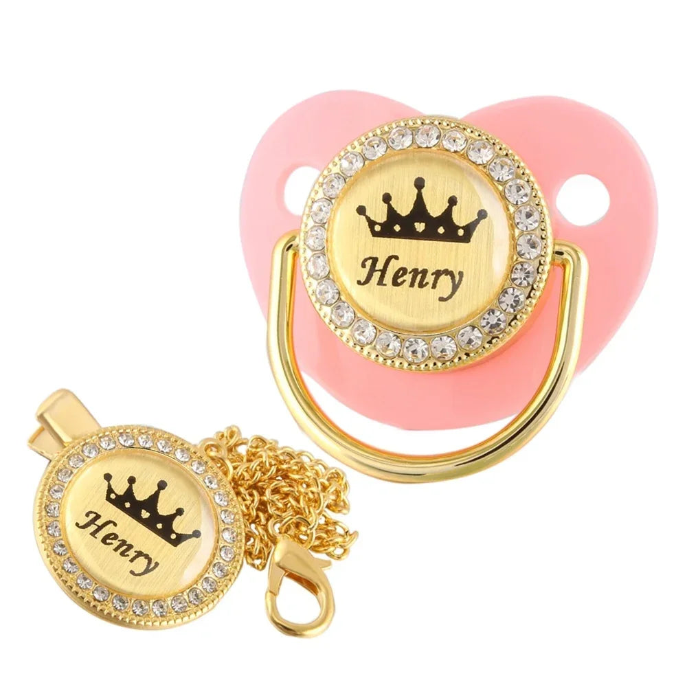 Chupeta Personalizada de Luxo com Swarovski