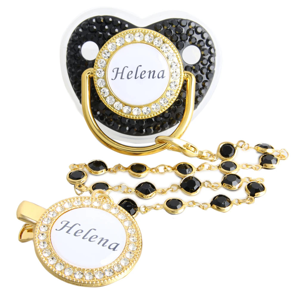 Chupeta Personalizada de Luxo com Swarovski